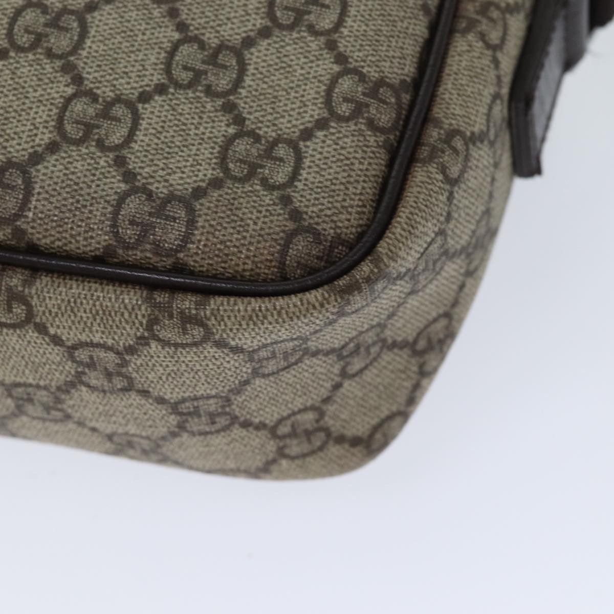 Gucci Supreme Gg Beige Canvas Shoulder Bag (Pre-Owned) Size ONE SIZE - 16 Thumbnail