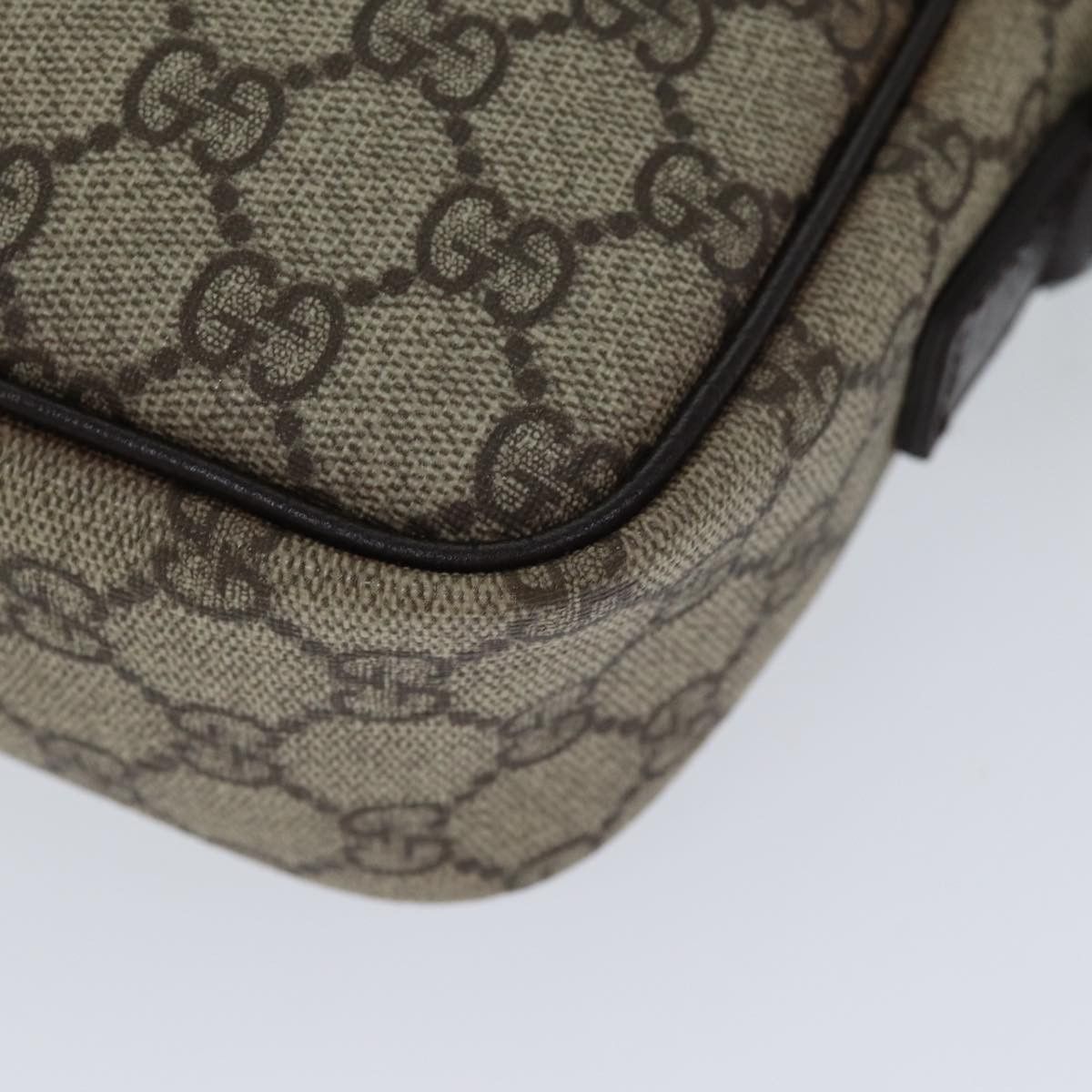 Gucci Supreme Gg Beige Canvas Shoulder Bag (Pre-Owned) Size ONE SIZE - 14 Thumbnail