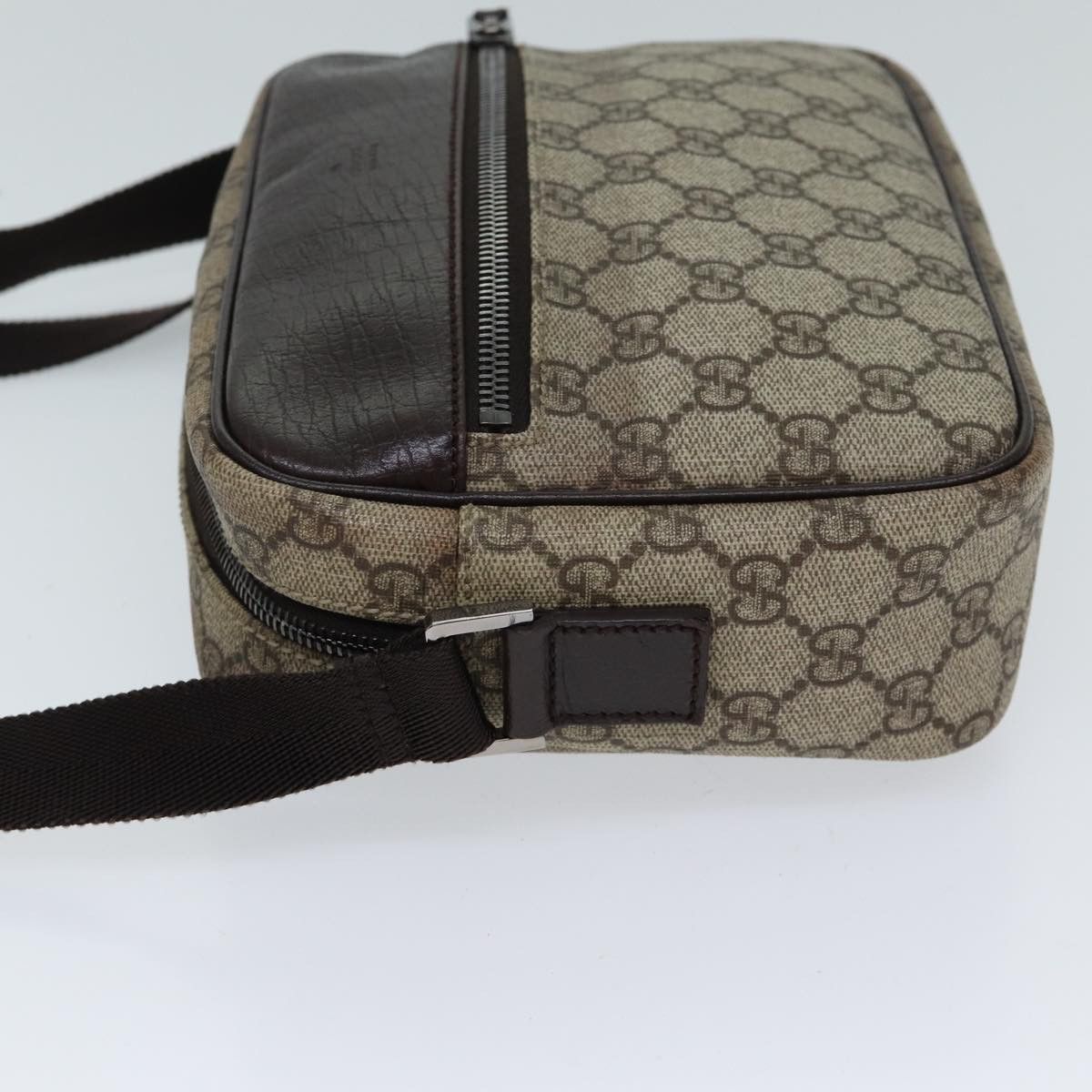 Gucci Supreme Gg Beige Canvas Shoulder Bag (Pre-Owned) Size ONE SIZE - 10 Thumbnail