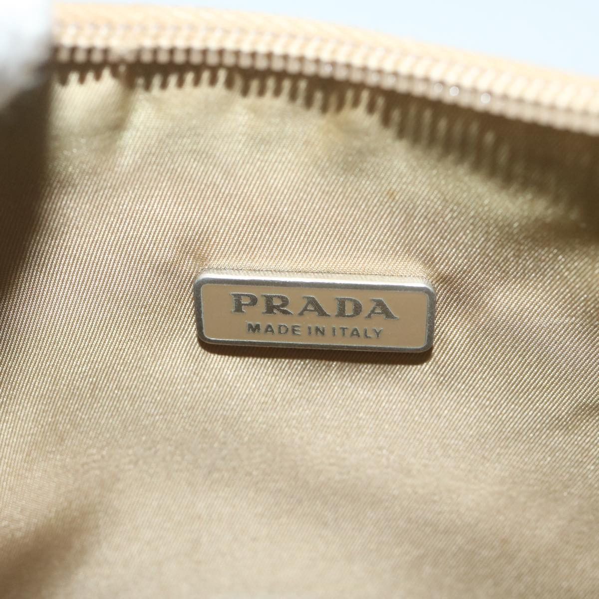 Prada Tessuto Beige Canvas Handbag (Pre-Owned) Size ONE SIZE - 8 Thumbnail