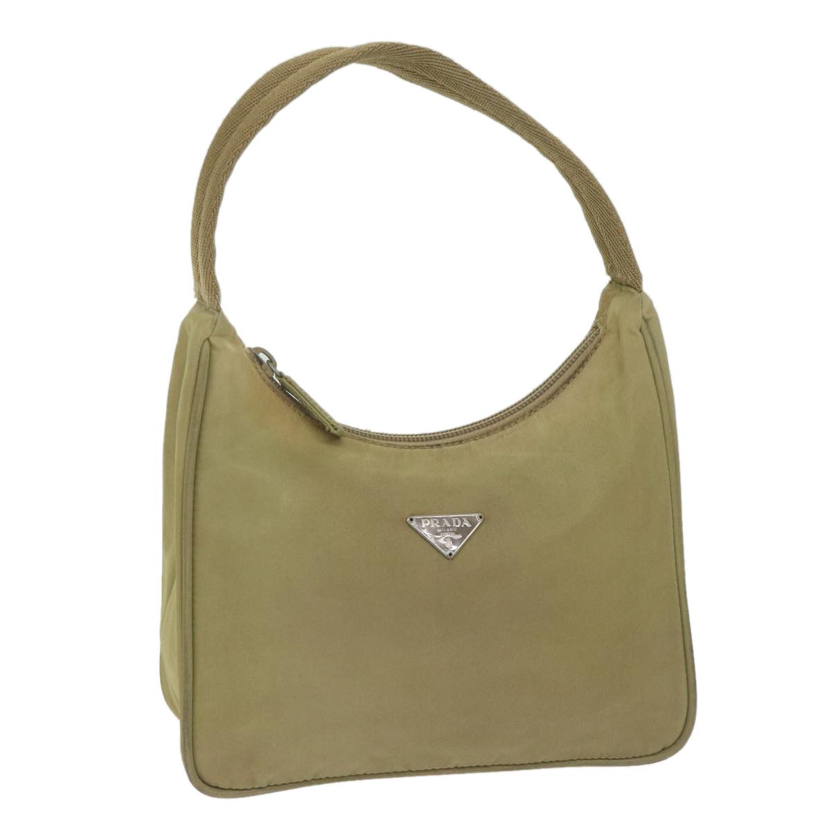 Prada Tessuto Beige Canvas Handbag (Pre-Owned) Size ONE SIZE - 9 Thumbnail