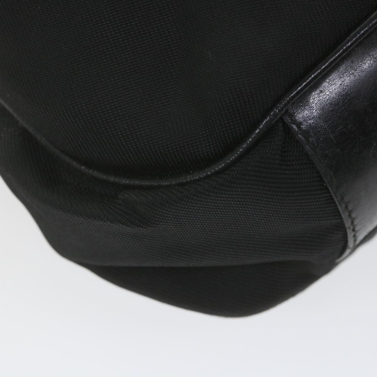 Gucci Bamboo Black Canvas Shoulder Bag (Pre-Owned) Size ONE SIZE - 13 Thumbnail