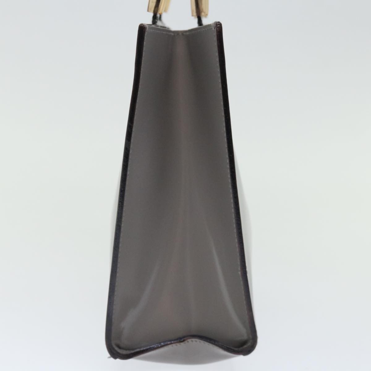 Salvatore Ferragamo Grey Patent Leather Handbag (Pre-Owned) Size ONE SIZE - 9 Thumbnail