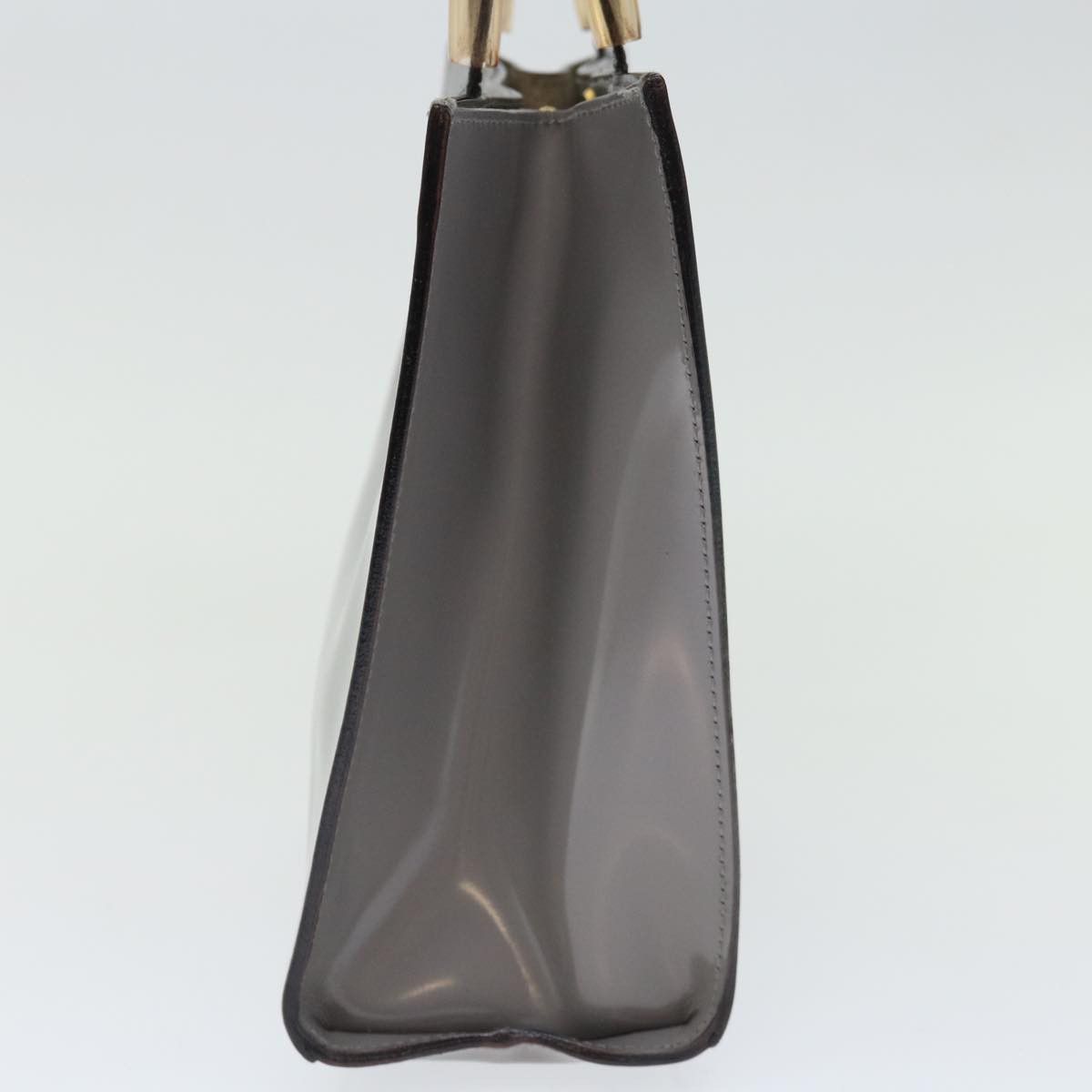 Salvatore Ferragamo Grey Patent Leather Handbag (Pre-Owned) Size ONE SIZE - 10 Thumbnail