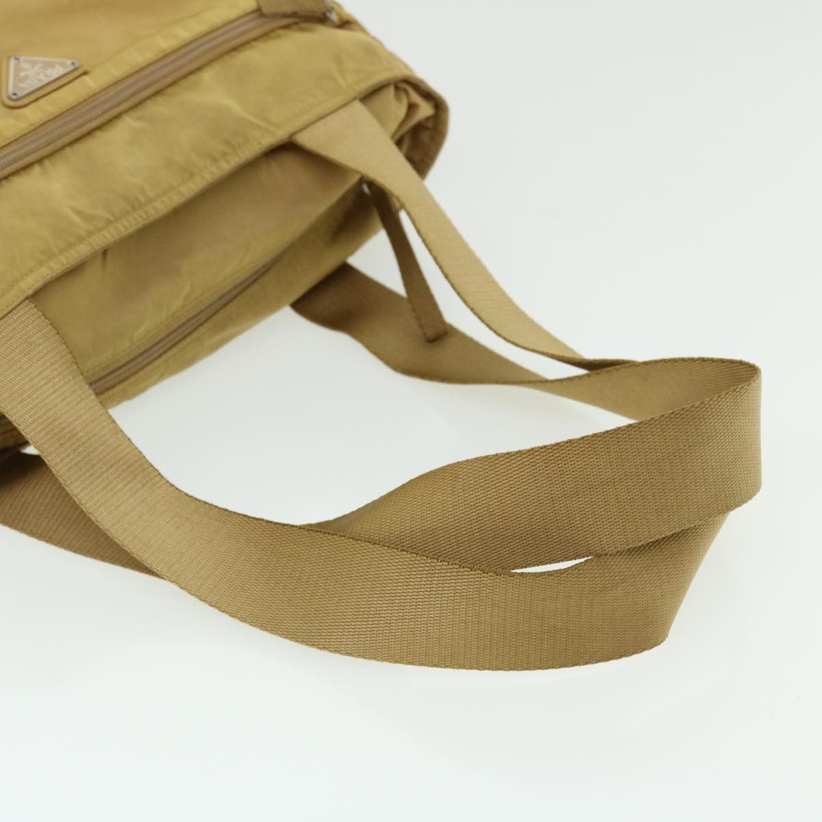 Prada Beige Synthetic Shoulder Bag (Pre-Owned) Size ONE SIZE - 12 Thumbnail