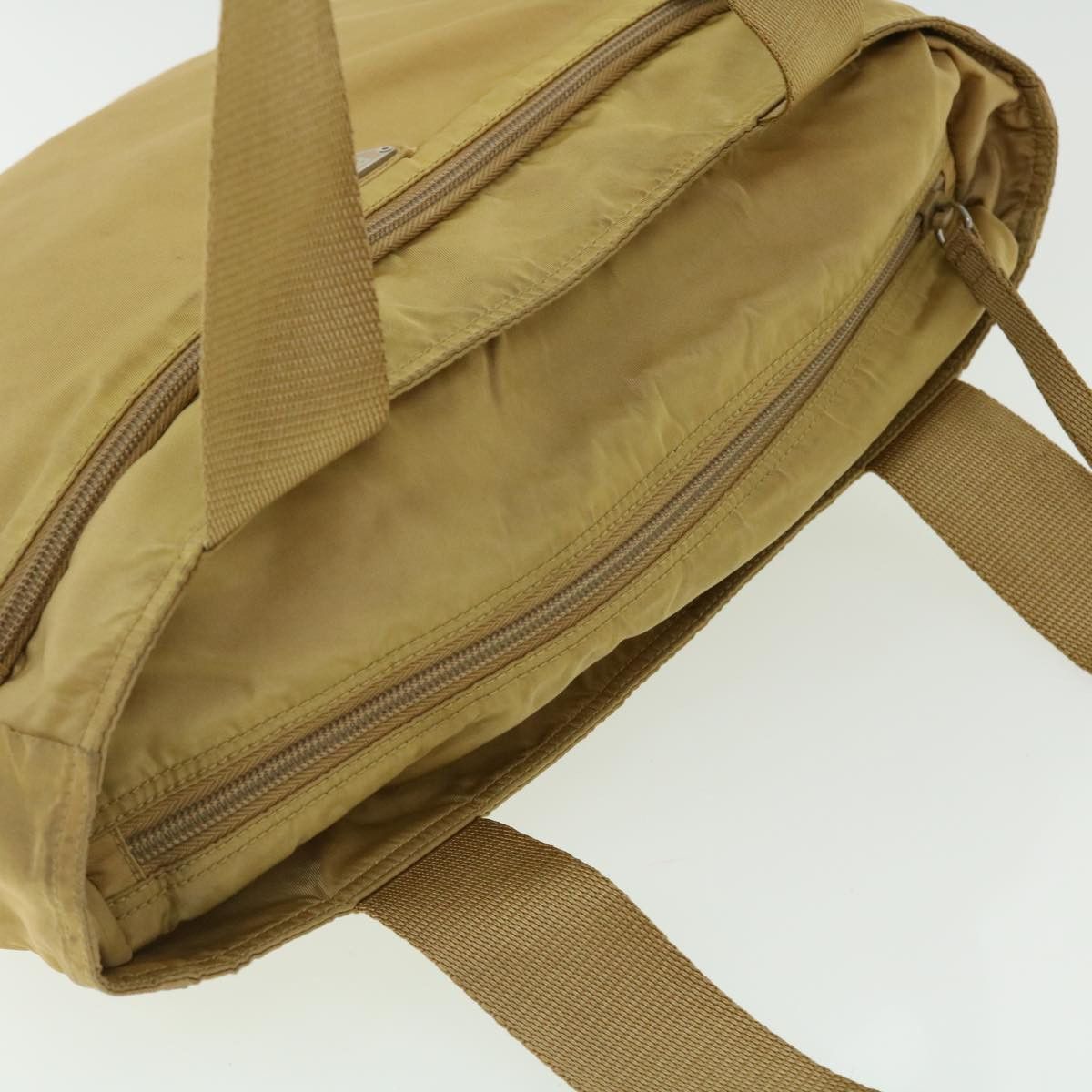 Prada Beige Synthetic Shoulder Bag (Pre-Owned) Size ONE SIZE - 4 Thumbnail
