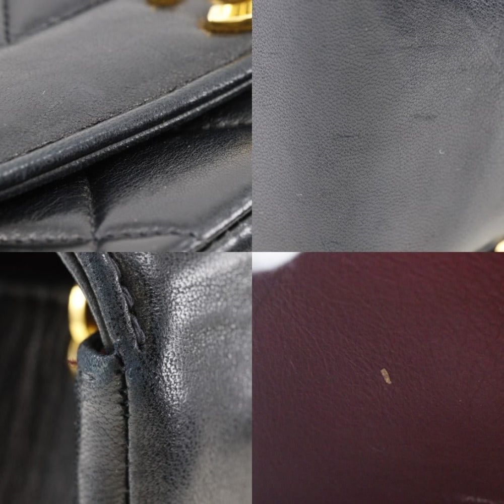 Chanel Diana Black Leather Shoulder Bag (Pre-Owned) Size ONE SIZE - 10 Thumbnail