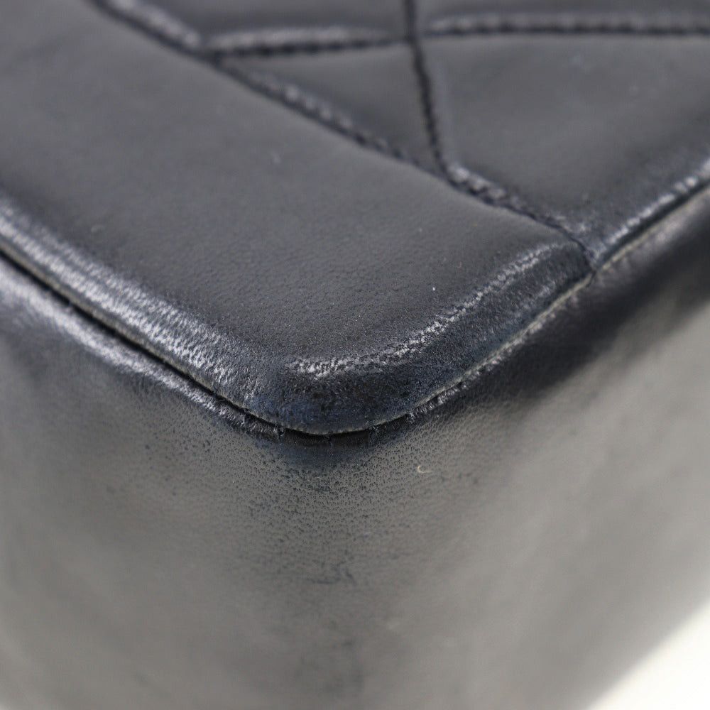 Chanel Diana Black Leather Shoulder Bag (Pre-Owned) Size ONE SIZE - 8 Thumbnail