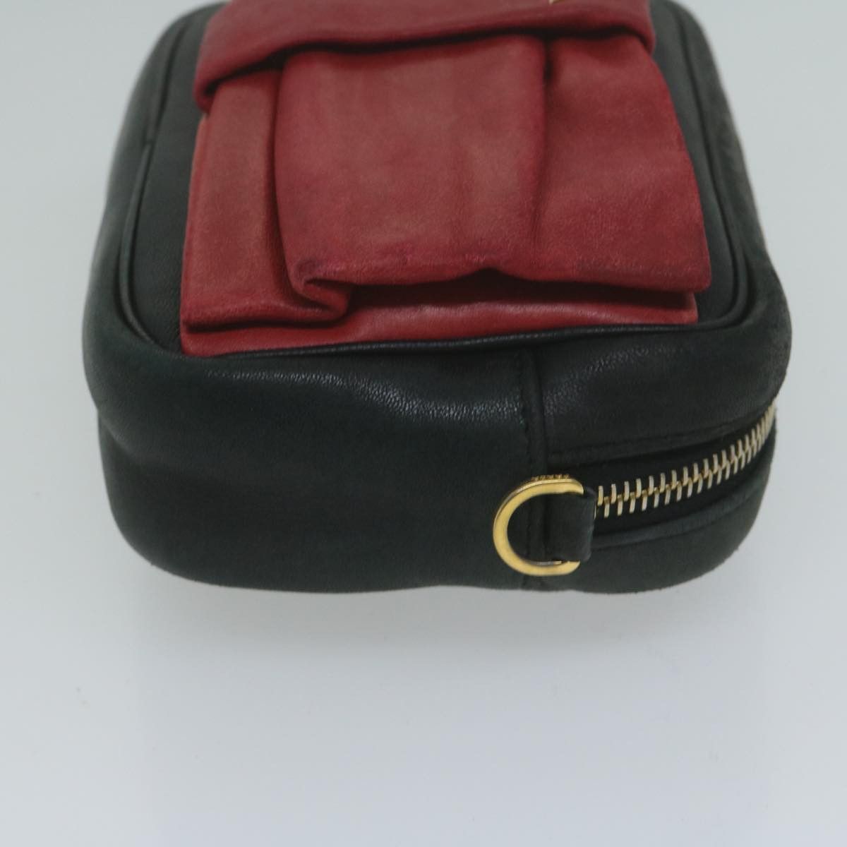 Prada Ribbon Red Leather Clutch Bag (Pre-Owned) Size ONE SIZE - 11 Thumbnail