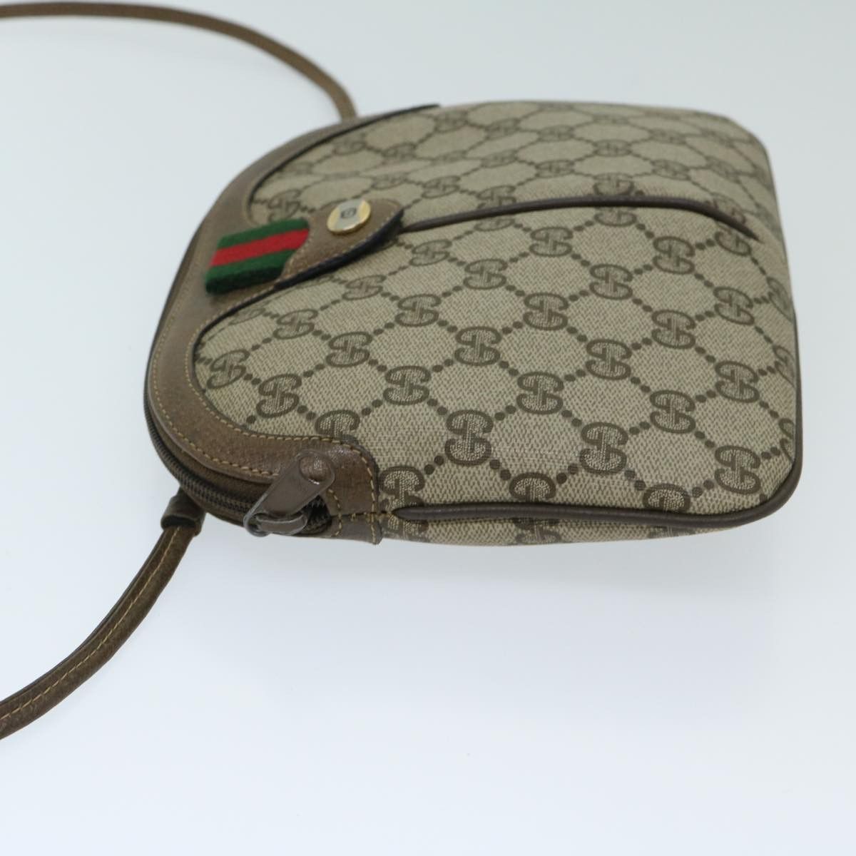 Gucci Ophidia Beige Canvas Shoulder Bag (Pre-Owned) Size ONE SIZE - 8 Thumbnail