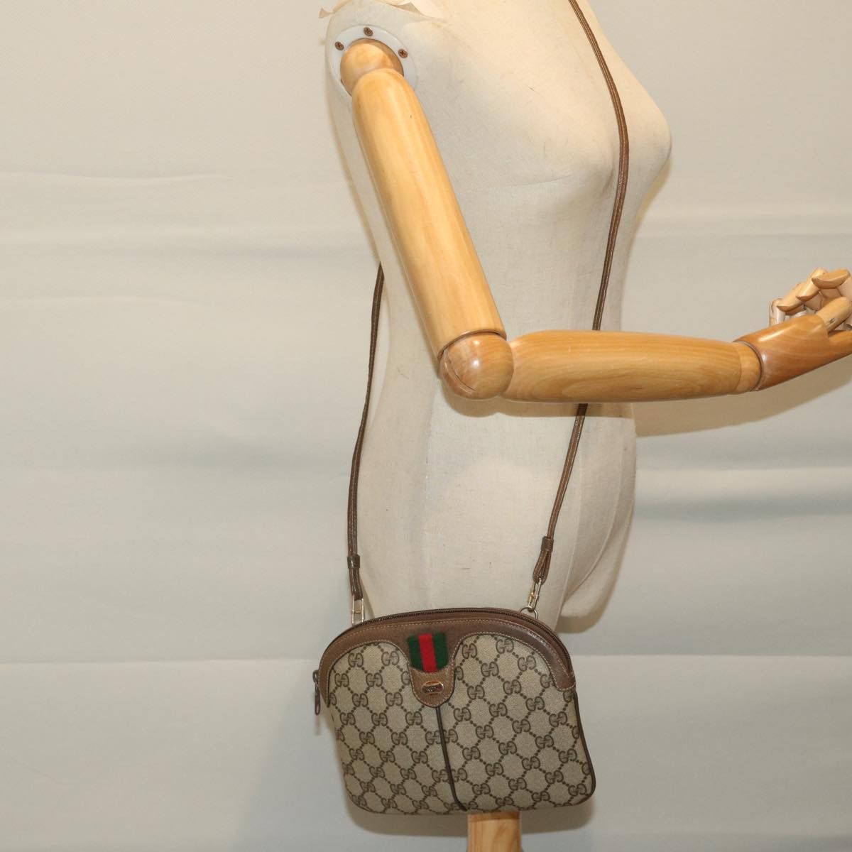 Gucci Ophidia Beige Canvas Shoulder Bag (Pre-Owned) Size ONE SIZE - 6 Thumbnail