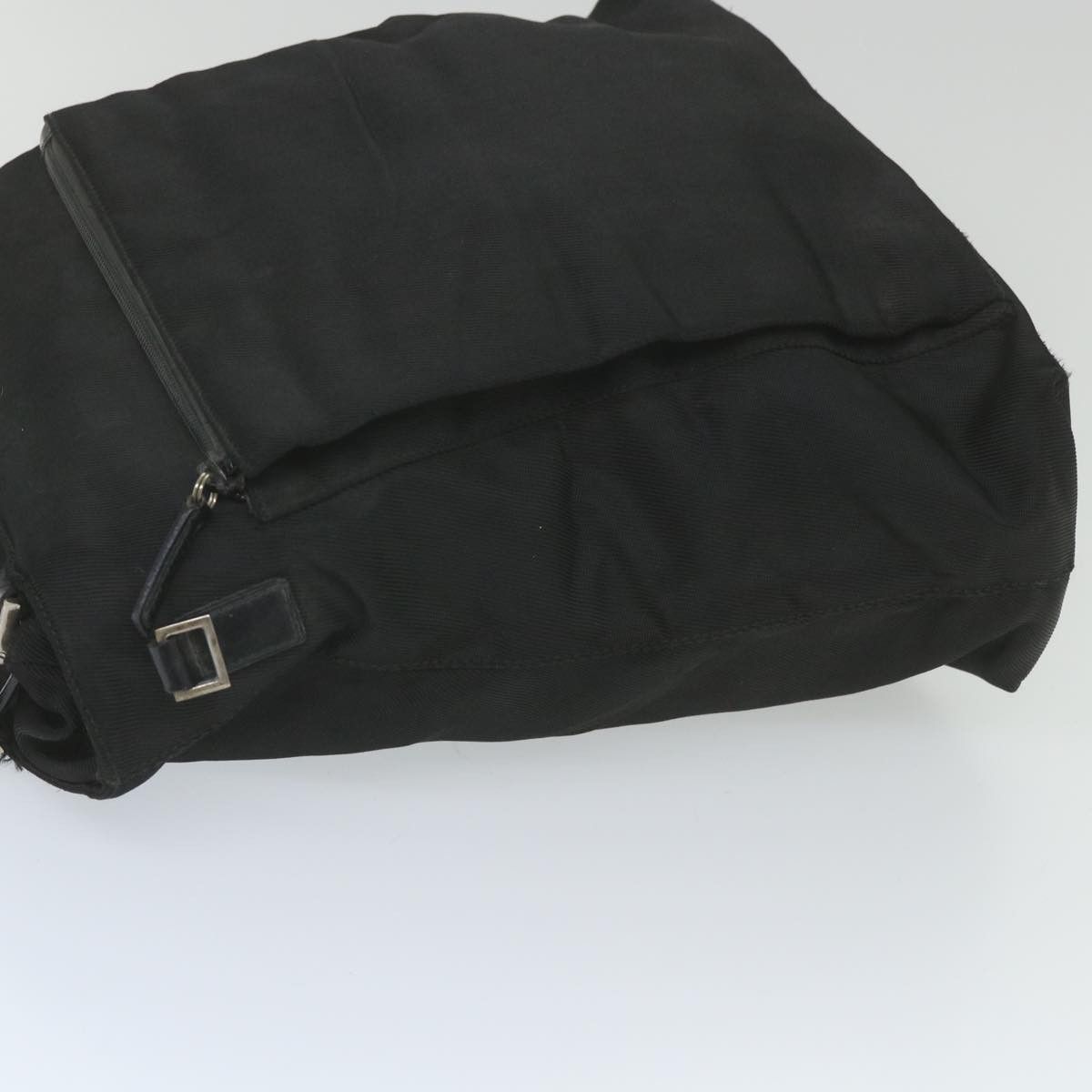 Gucci Bamboo Black Canvas Shoulder Bag (Pre-Owned) Size ONE SIZE - 4 Thumbnail