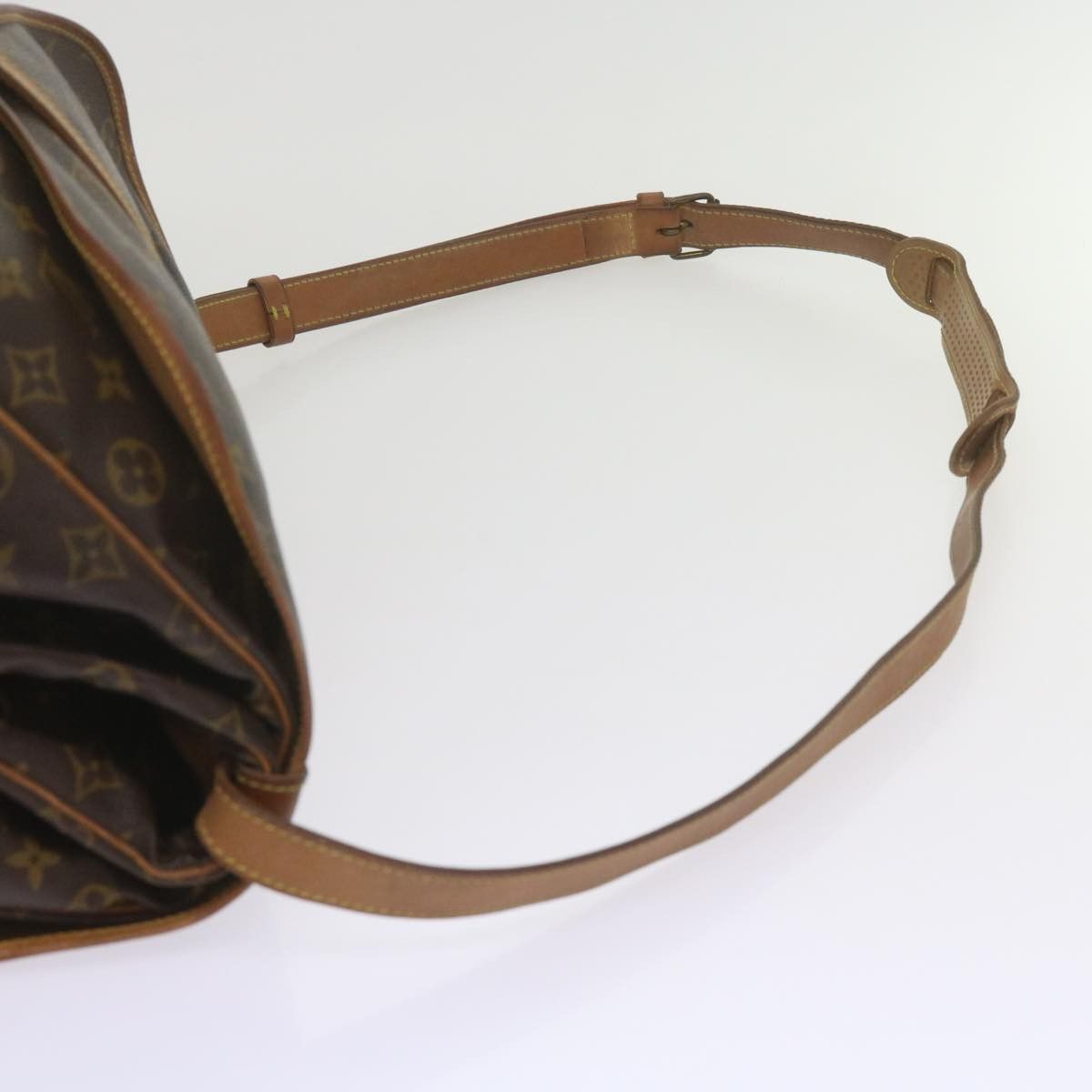 Louis Vuitton Saumur 35 Brown Canvas Shoulder Bag (Pre-Owned) Size ONE SIZE - 12 Thumbnail