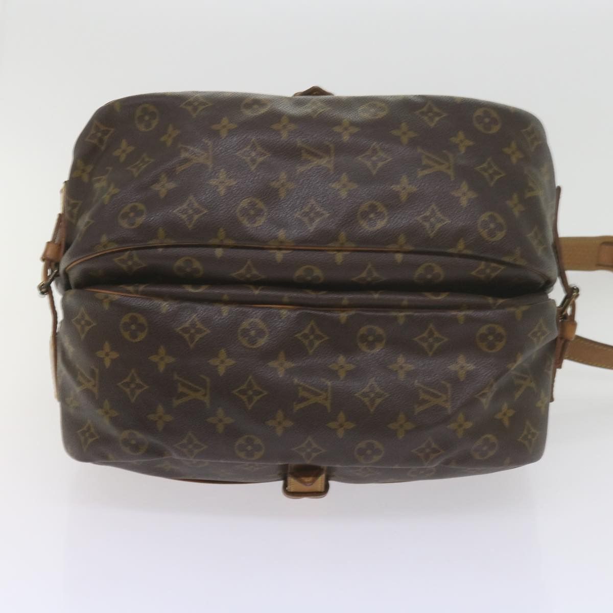 Louis Vuitton Saumur 35 Brown Canvas Shoulder Bag (Pre-Owned) Size ONE SIZE - 3 Thumbnail
