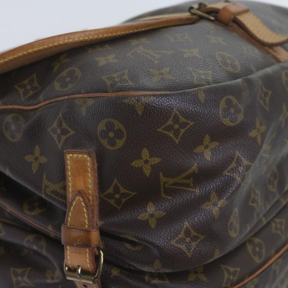 Louis Vuitton Saumur 35 Brown Canvas Shoulder Bag (Pre-Owned) Size ONE SIZE - 16 Thumbnail