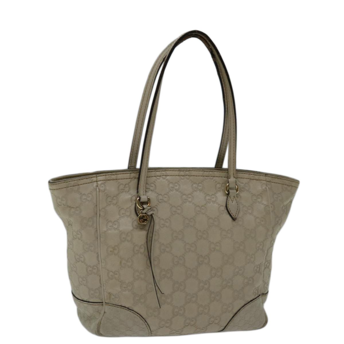 Gucci ssima White Canvas Tote Bag (Pre-Owned) Size ONE SIZE - 14 Thumbnail