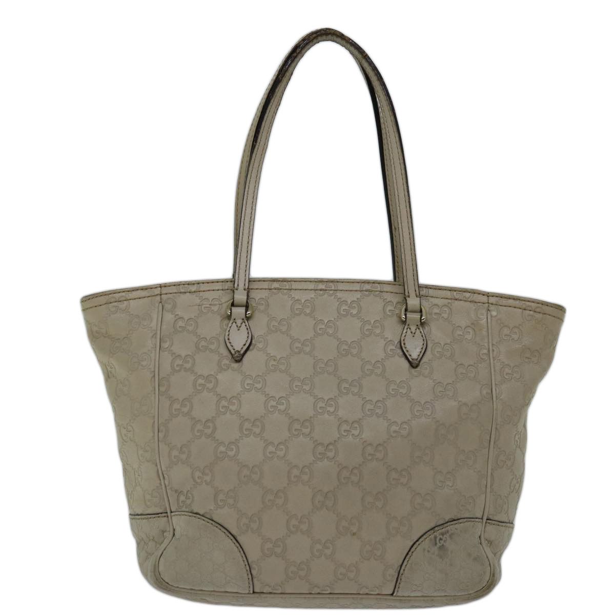 Gucci ssima White Canvas Tote Bag (Pre-Owned) Size ONE SIZE - 2 Thumbnail
