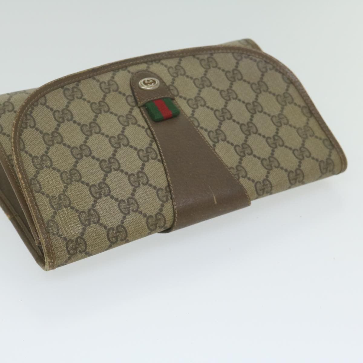 Gucci Beige Canvas Clutch Bag (Pre-Owned) Size ONE SIZE - 4 Thumbnail