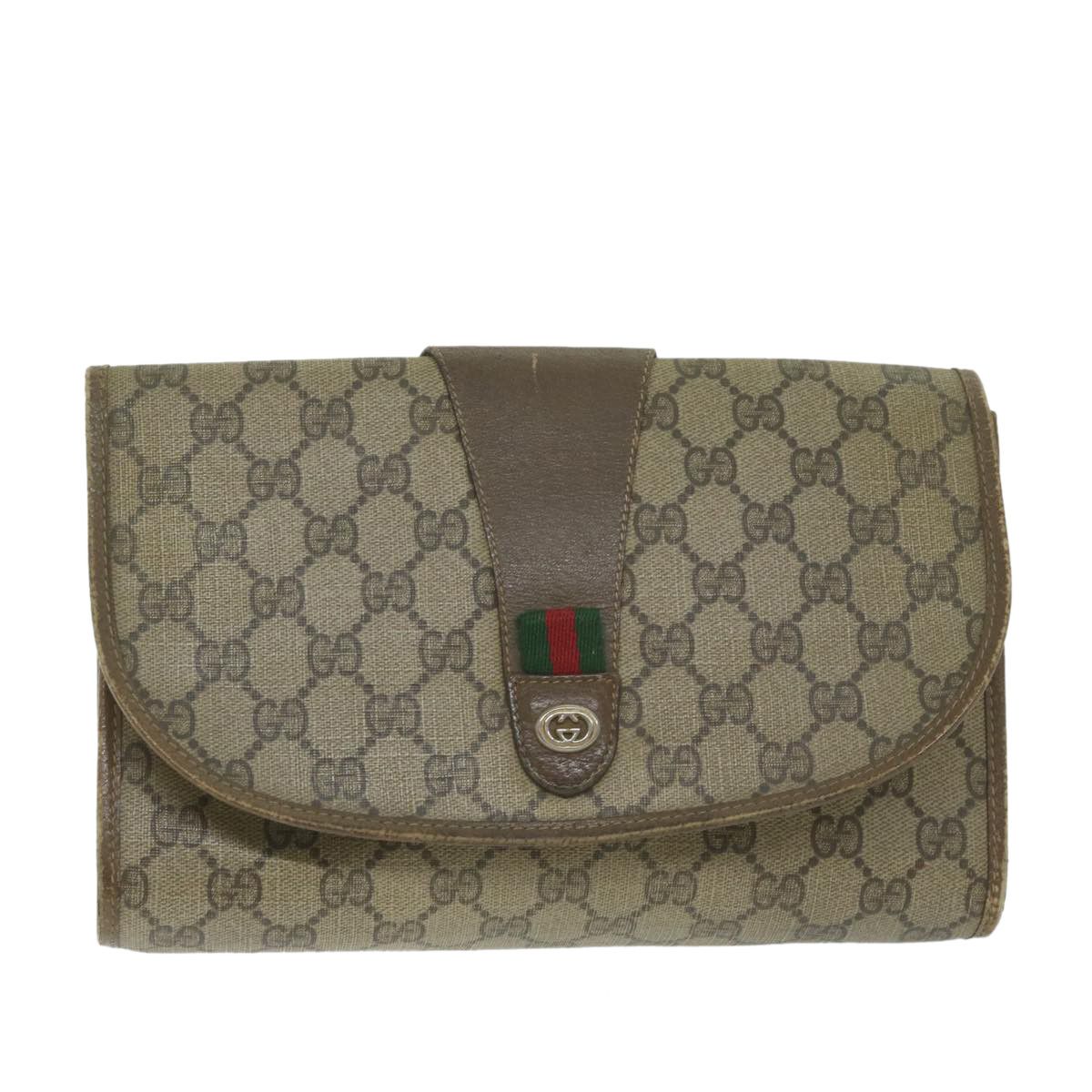 Gucci Beige Canvas Clutch Bag (Pre-Owned) Size ONE SIZE - 16 Thumbnail