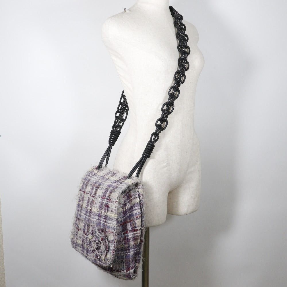 Chanel Camélia Multicolour Tweed Shoulder Bag (Pre-Owned) Size ONE SIZE - 6 Thumbnail