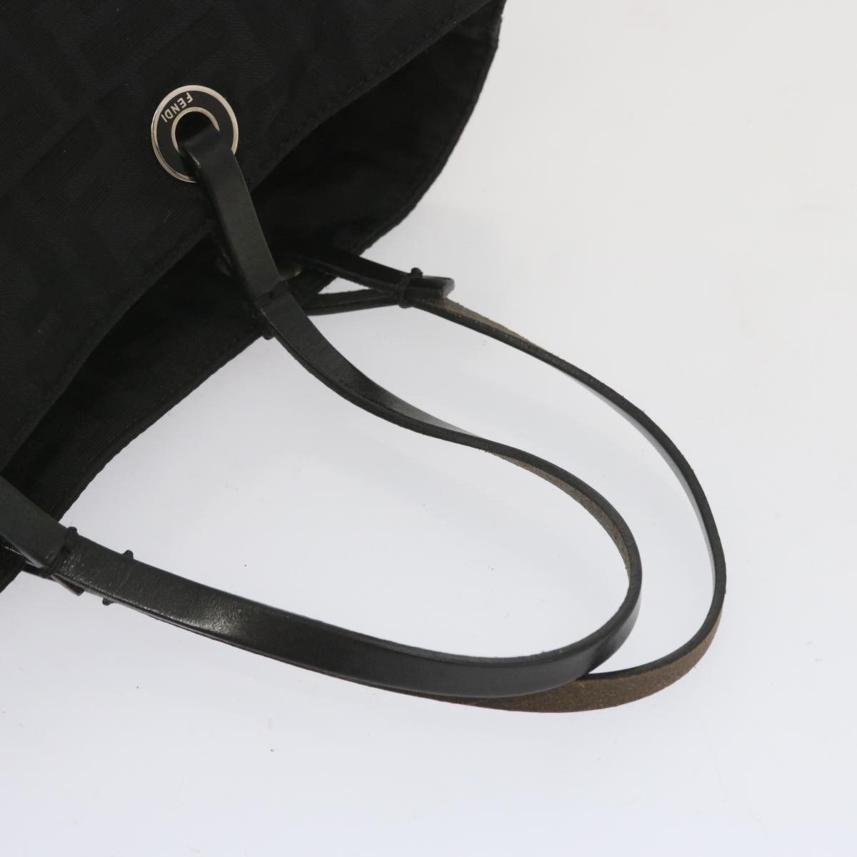 Fendi Zucca Black Canvas Tote Bag (Pre-Owned) Size ONE SIZE - 15 Thumbnail