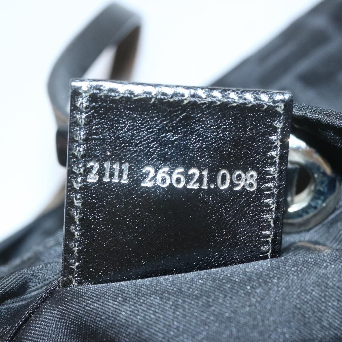 Fendi Zucca Black Canvas Tote Bag (Pre-Owned) Size ONE SIZE - 6 Thumbnail