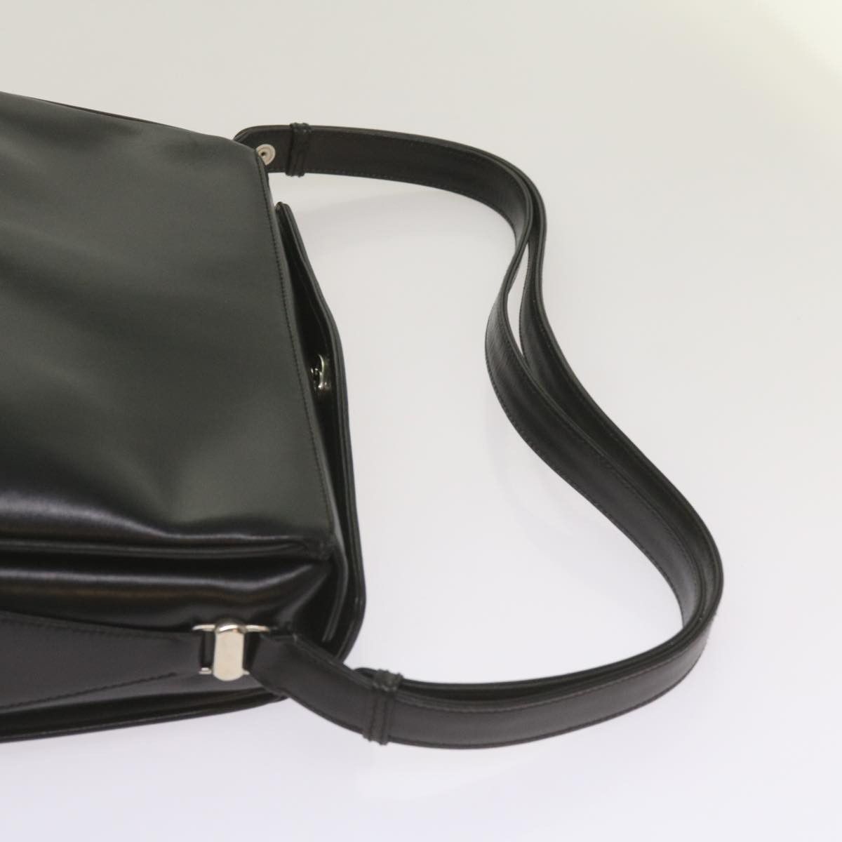 Gucci Interlocking G Black Leather Shoulder Bag (Pre-Owned) Size ONE SIZE - 16 Thumbnail