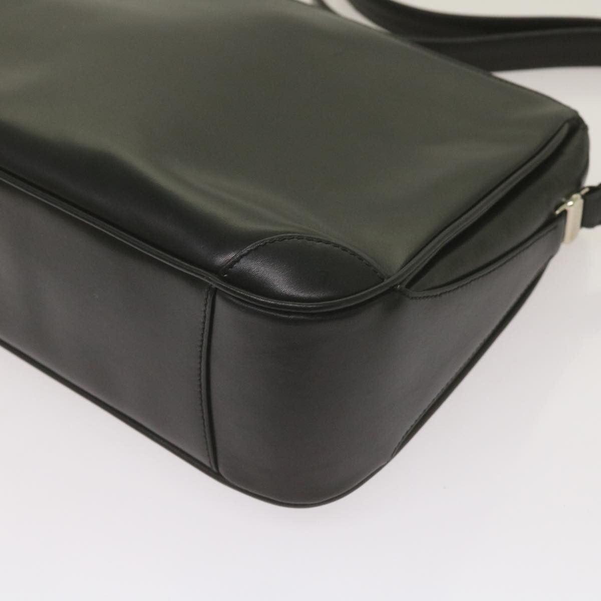 Gucci Interlocking G Black Leather Shoulder Bag (Pre-Owned) Size ONE SIZE - 19 Thumbnail