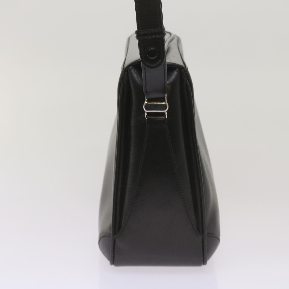 Gucci Interlocking G Black Leather Shoulder Bag (Pre-Owned) Size ONE SIZE - 11 Thumbnail