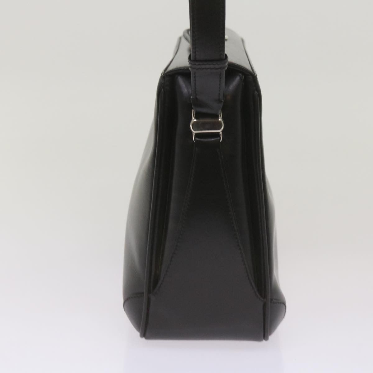 Gucci Interlocking G Black Leather Shoulder Bag (Pre-Owned) Size ONE SIZE - 9 Thumbnail