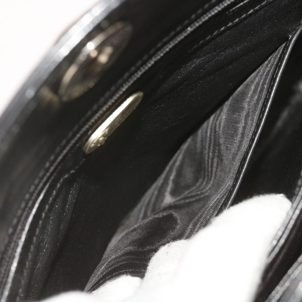 Gucci Interlocking G Black Leather Shoulder Bag (Pre-Owned) Size ONE SIZE - 12 Thumbnail