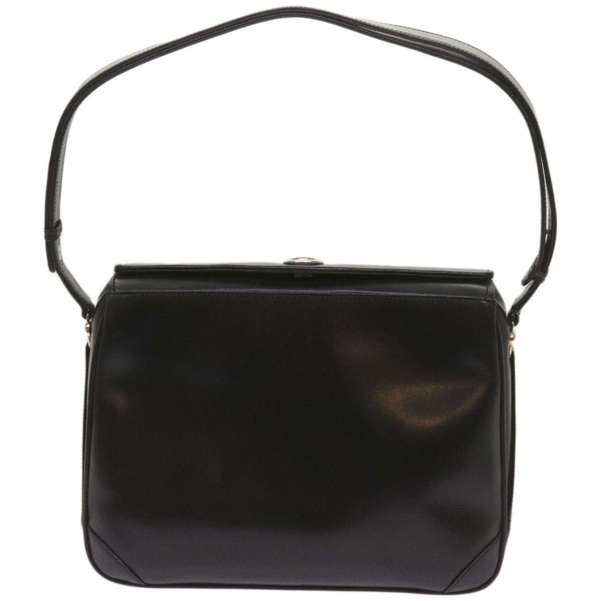 Gucci Interlocking G Black Leather Shoulder Bag (Pre-Owned) Size ONE SIZE - 2 Thumbnail