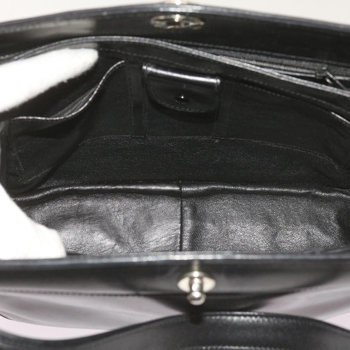 Gucci Interlocking G Black Leather Shoulder Bag (Pre-Owned) Size ONE SIZE - 5 Thumbnail