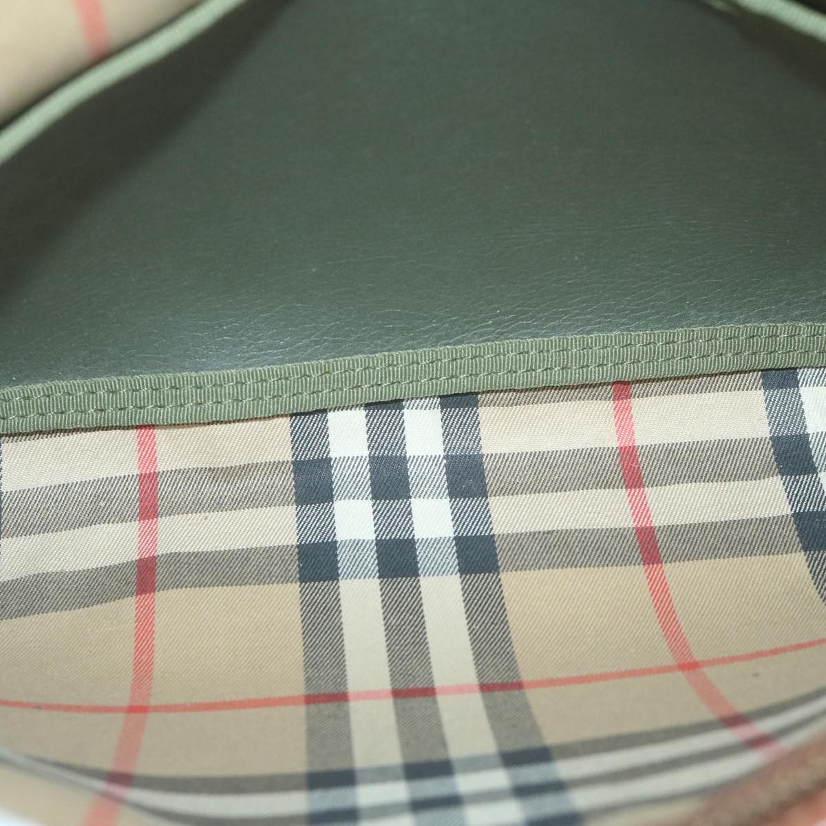 Burberry Khaki Canvas Clutch Bag (Pre-Owned) Size ONE SIZE - 13 Thumbnail