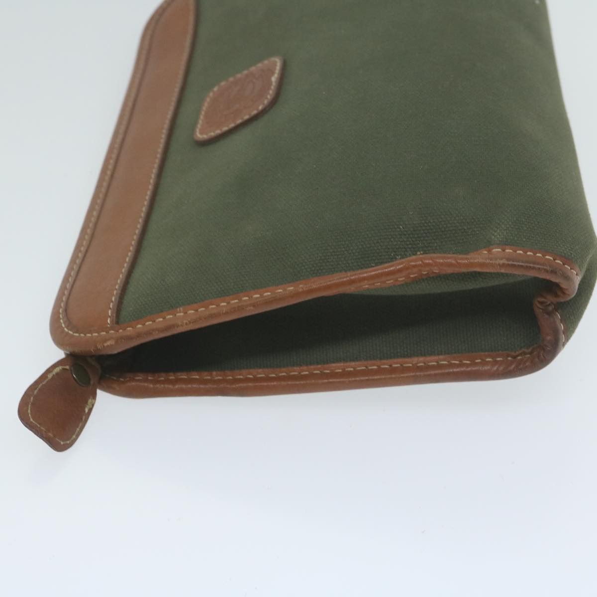 Burberry Khaki Canvas Clutch Bag (Pre-Owned) Size ONE SIZE - 8 Thumbnail