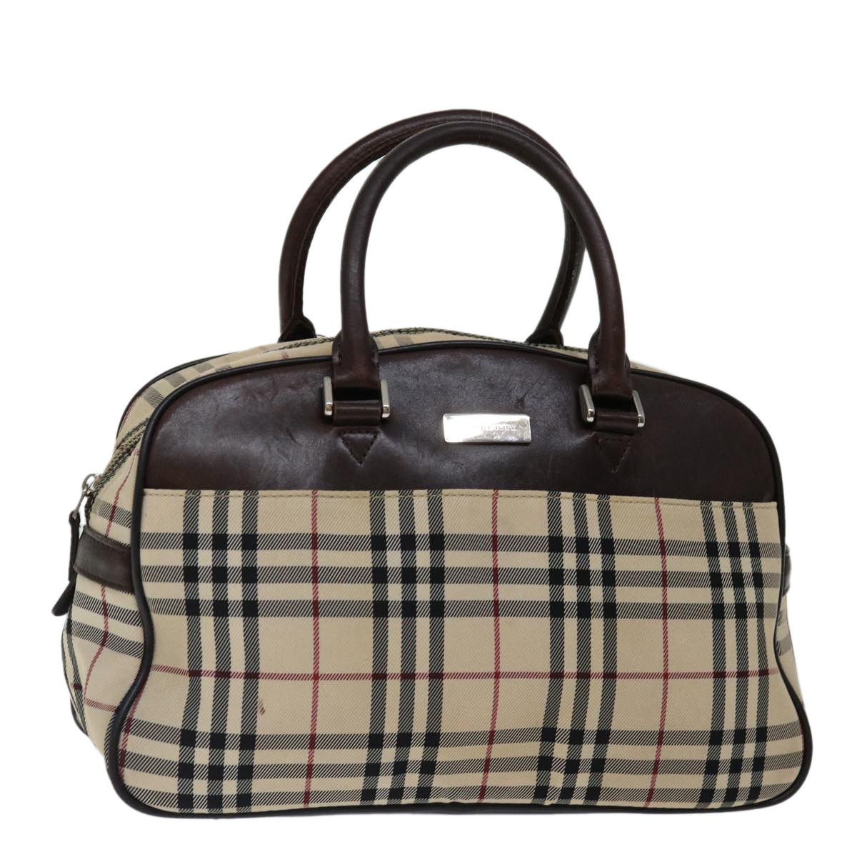 Burberry Nova Check Beige Synthetic Handbag (Pre-Owned) Size ONE SIZE - 15 Thumbnail