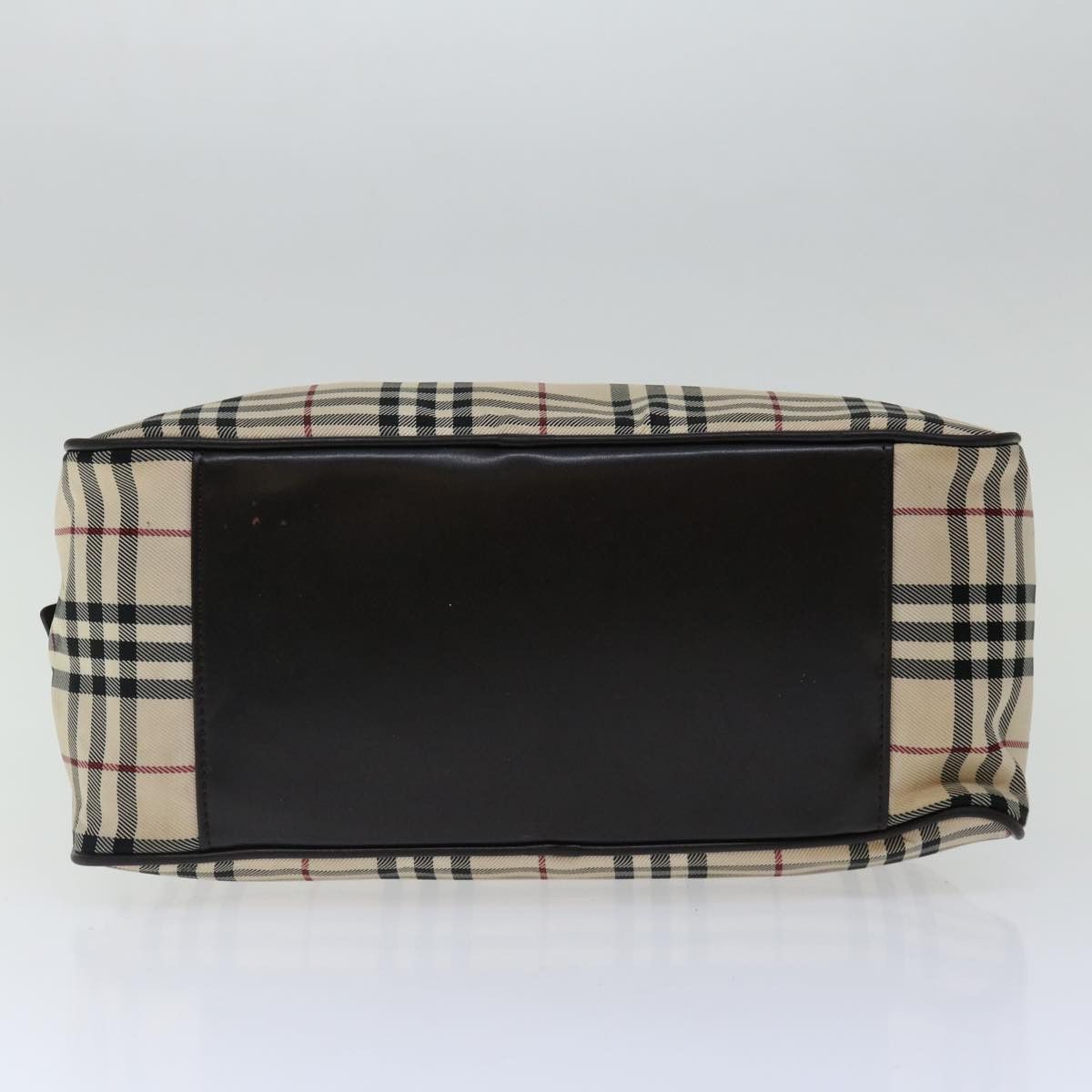 Burberry Nova Check Beige Synthetic Handbag (Pre-Owned) Size ONE SIZE - 3 Thumbnail