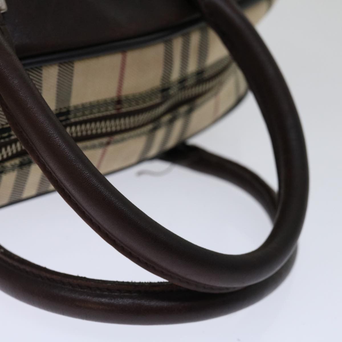 Burberry Nova Check Beige Synthetic Handbag (Pre-Owned) Size ONE SIZE - 10 Thumbnail