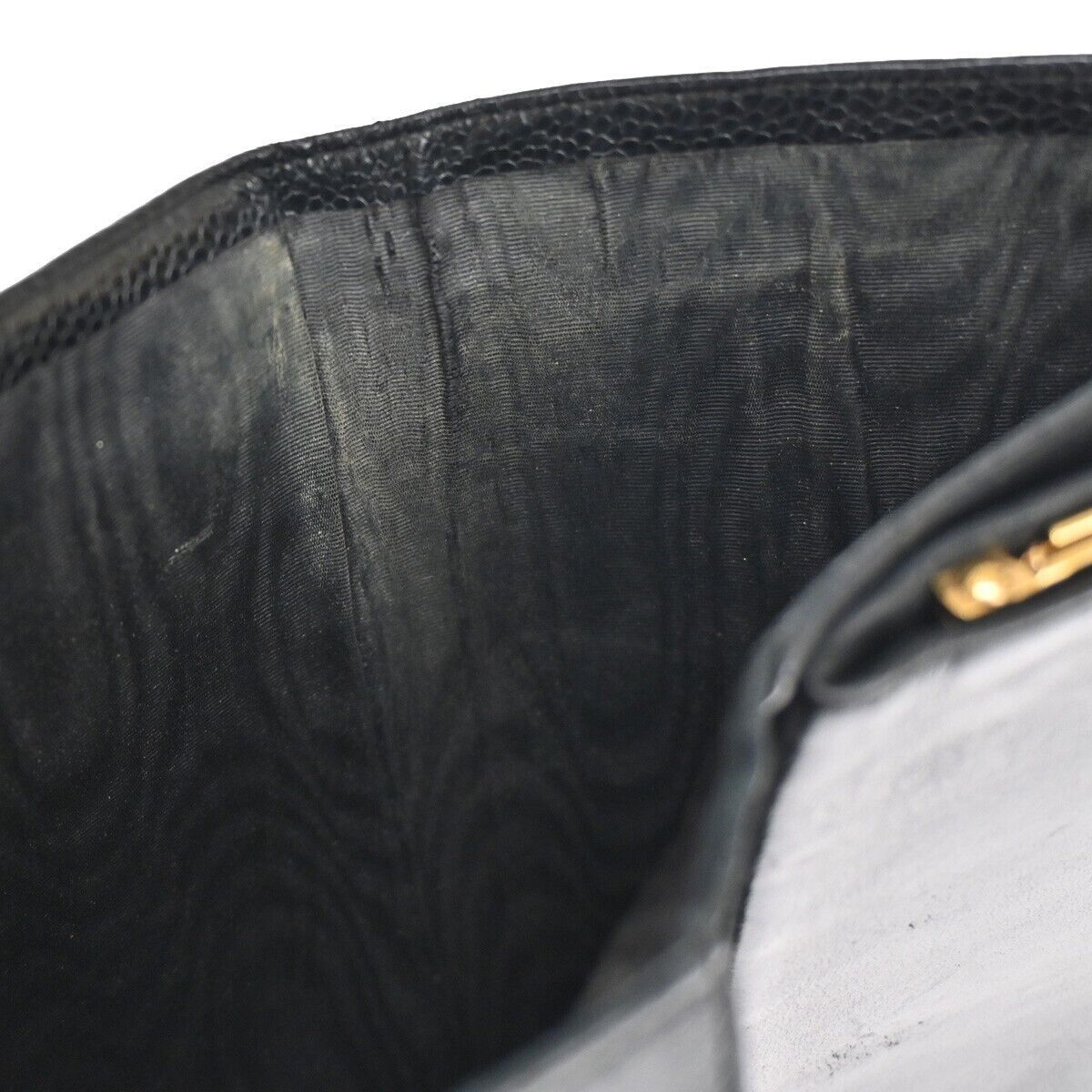 Chanel Logo Cc Black Leather Wallet (Pre-Owned) Size ONE SIZE - 14 Thumbnail