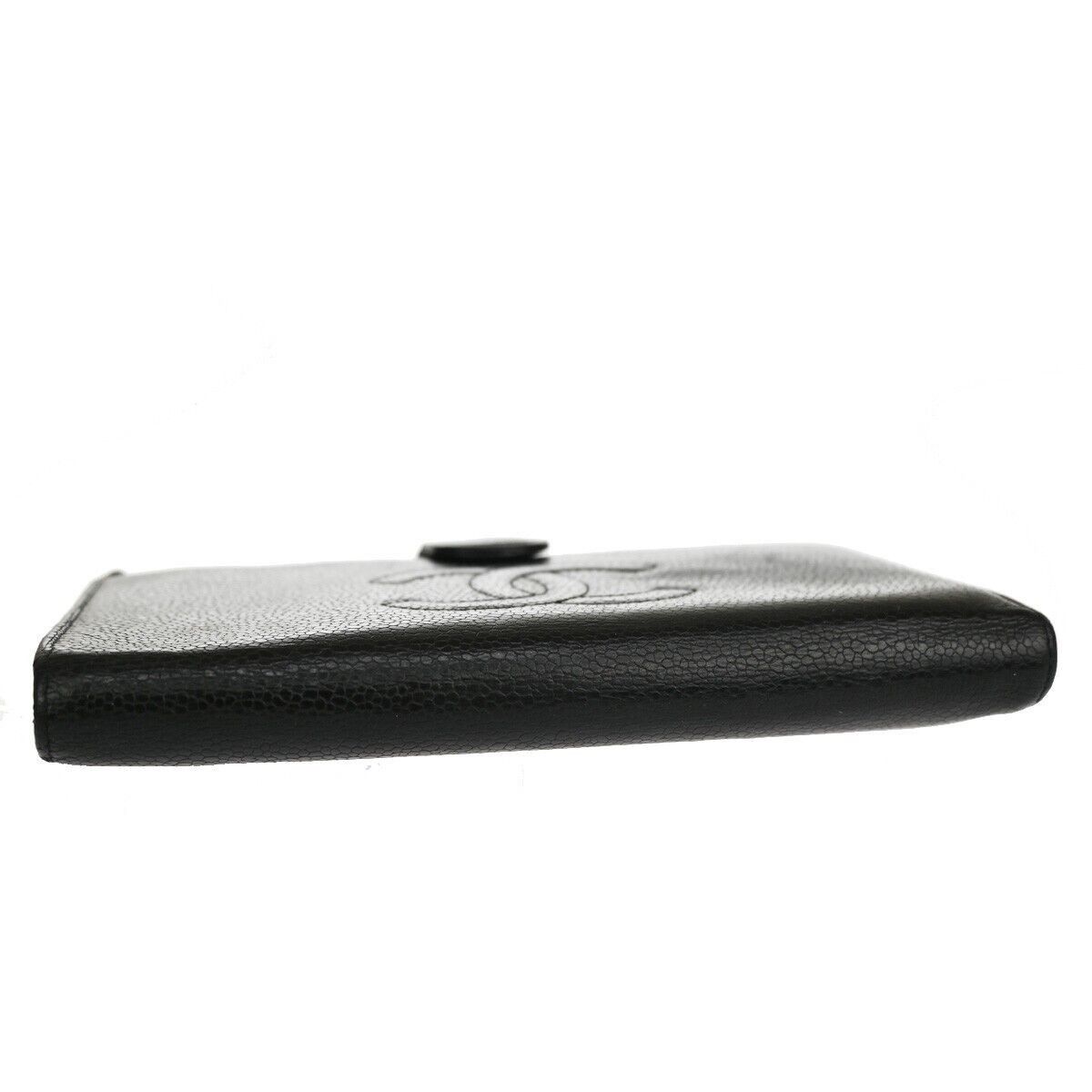 Chanel Logo Cc Black Leather Wallet (Pre-Owned) Size ONE SIZE - 11 Thumbnail
