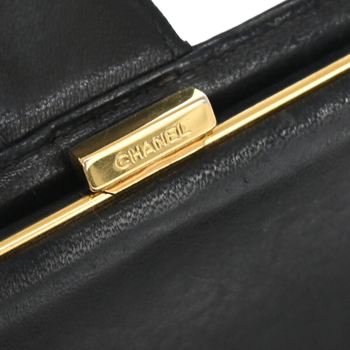 Chanel Logo Cc Black Leather Wallet (Pre-Owned) Size ONE SIZE - 6 Thumbnail
