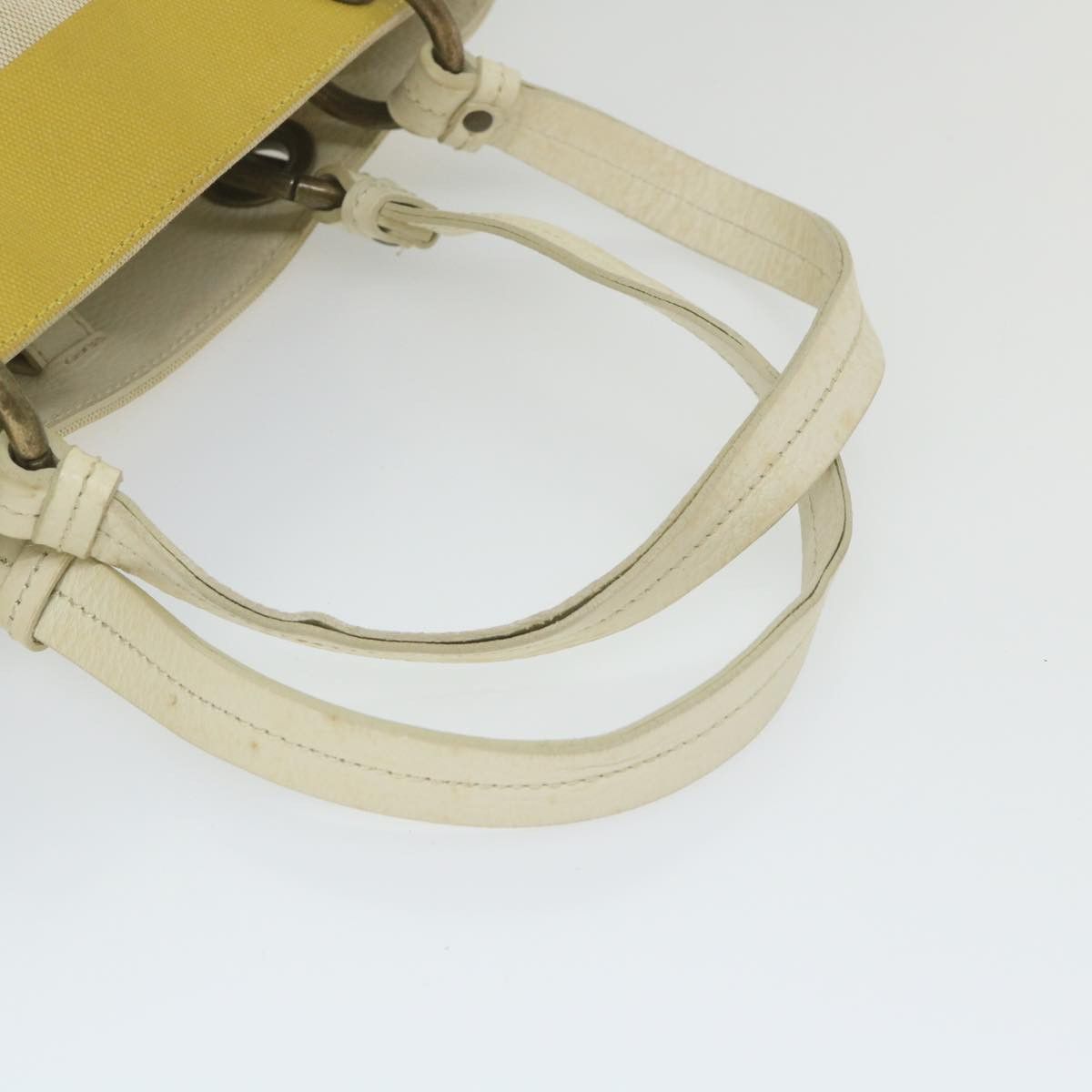 Burberry Yellow Canvas Tote Bag (Pre-Owned) Size ONE SIZE - 11 Thumbnail