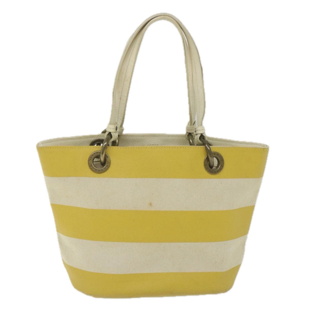 Burberry Yellow Canvas Tote Bag (Pre-Owned) Size ONE SIZE - 2 Thumbnail