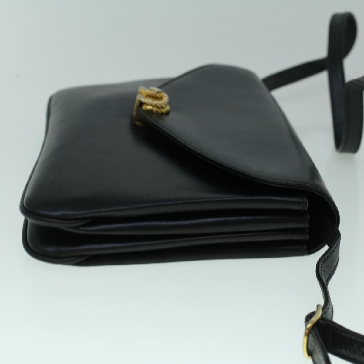 Bally Black Leather Shoulder Bag (Pre-Owned) Size ONE SIZE - 10 Thumbnail