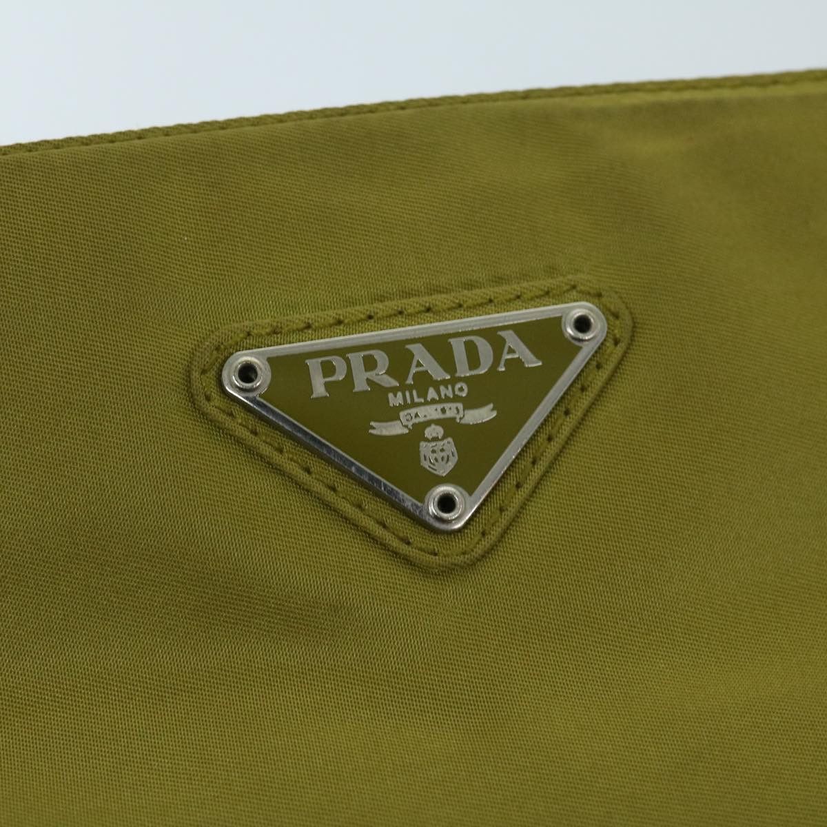 Prada Tessuto Khaki Synthetic Shoulder Bag (Pre-Owned) Size ONE SIZE - 18 Thumbnail