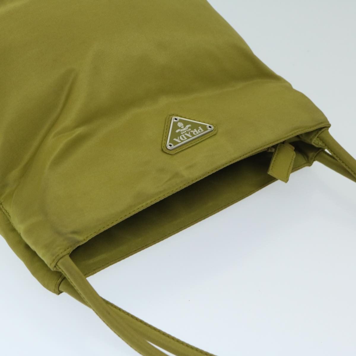 Prada Tessuto Khaki Synthetic Shoulder Bag (Pre-Owned) Size ONE SIZE - 13 Thumbnail
