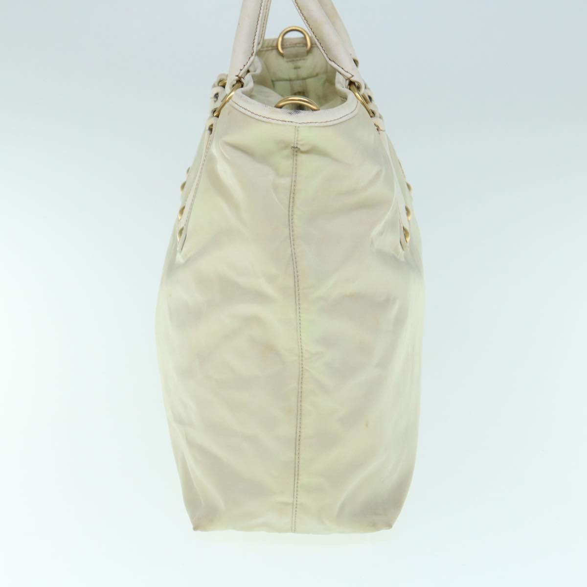 Prada Tessuto Beige Synthetic Handbag (Pre-Owned) Size ONE SIZE - 10 Thumbnail