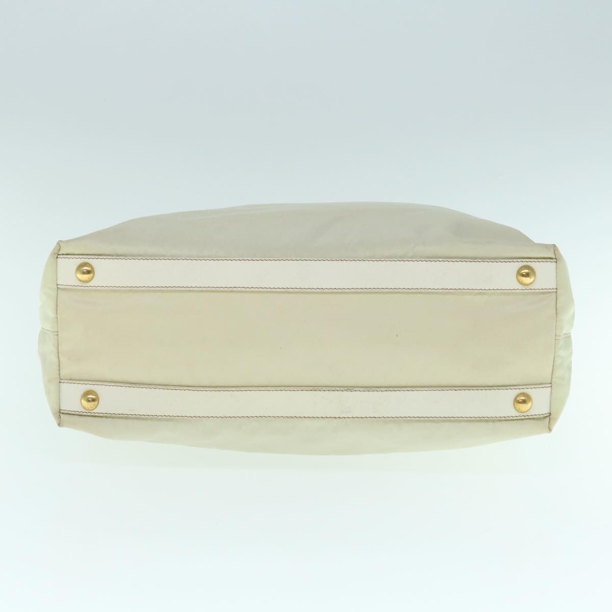 Prada Tessuto Beige Synthetic Handbag (Pre-Owned) Size ONE SIZE - 3 Thumbnail
