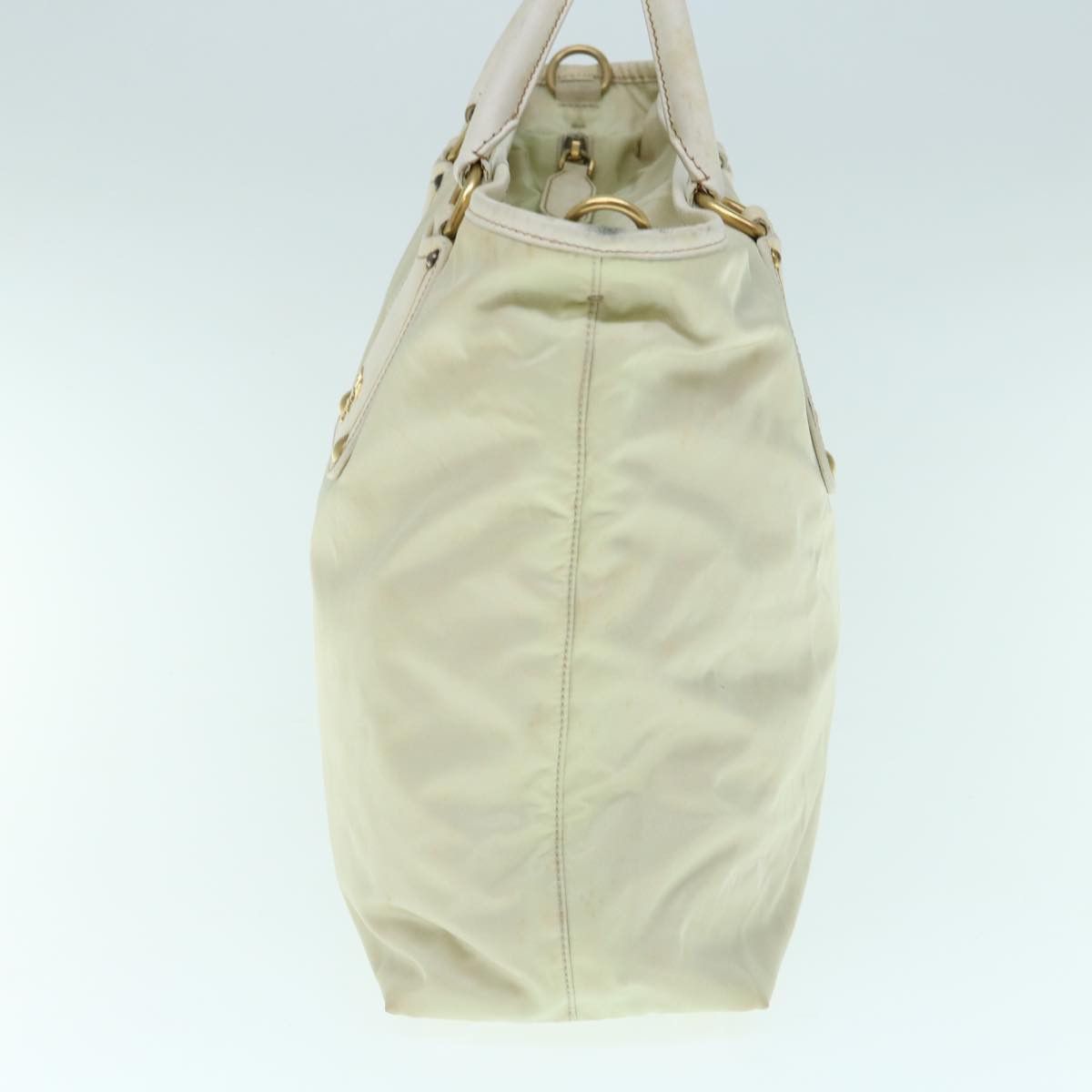 Prada Tessuto Beige Synthetic Handbag (Pre-Owned) Size ONE SIZE - 11 Thumbnail