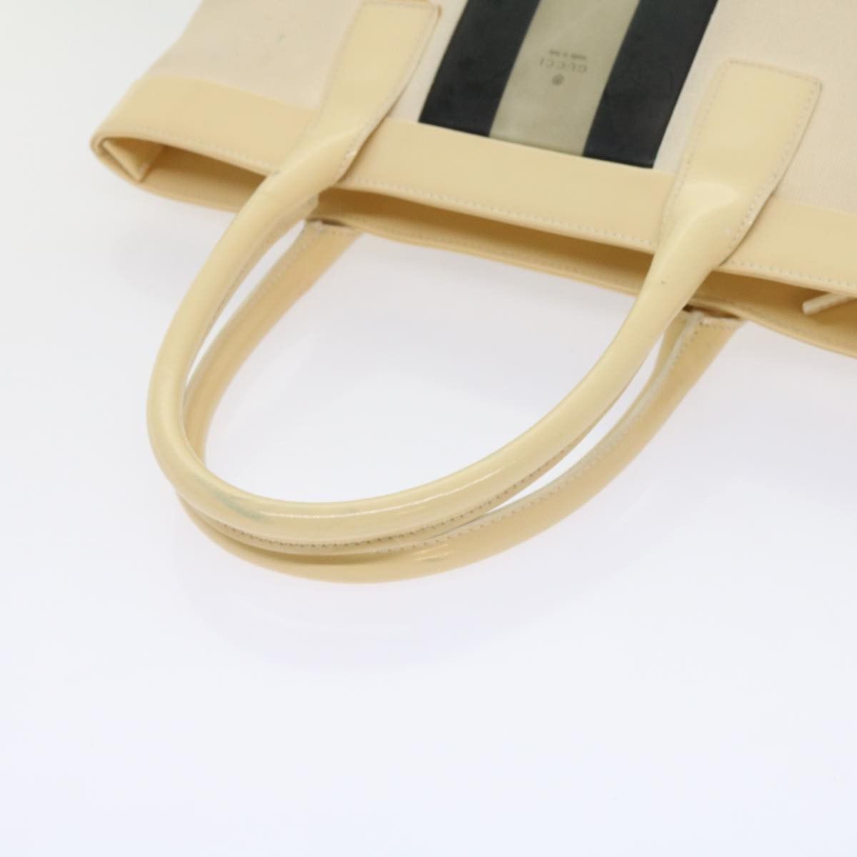 Gucci Beige Canvas Handbag (Pre-Owned) Size ONE SIZE - 11 Thumbnail